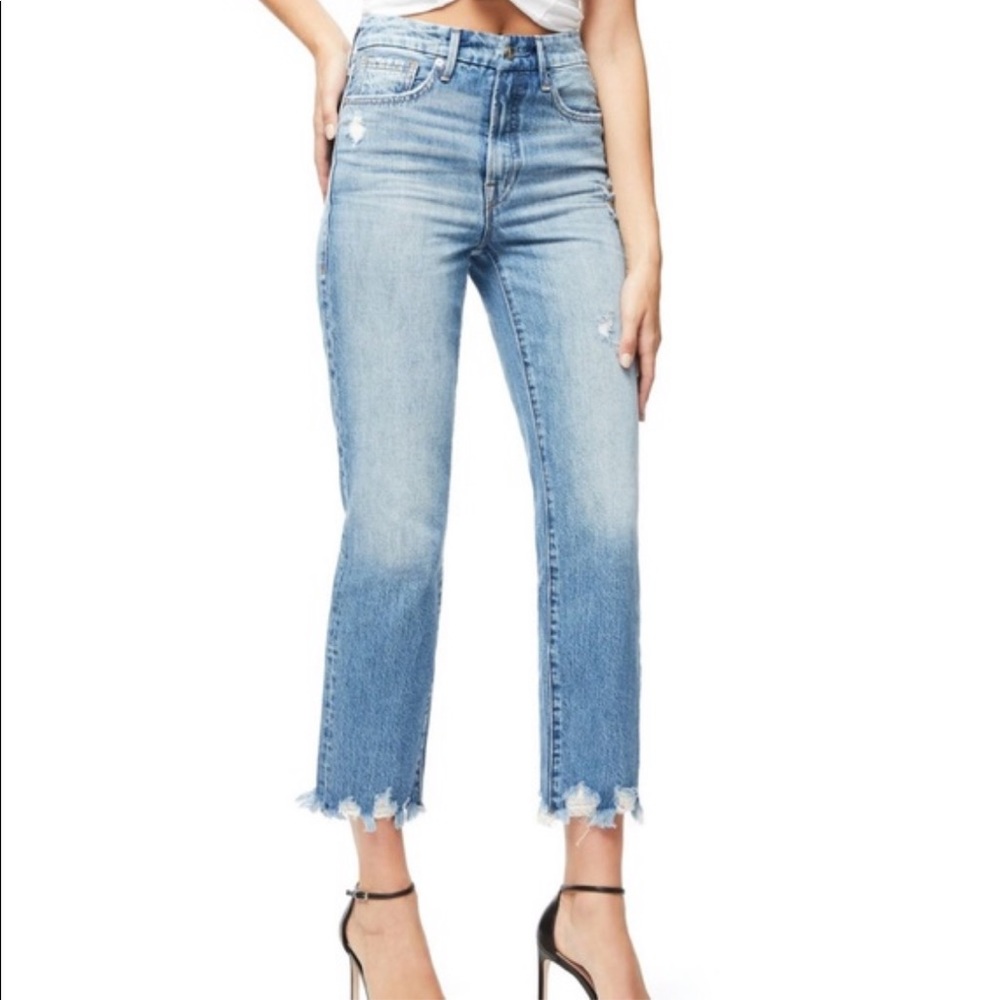 Good American Good Vintage High Rise Jean Light